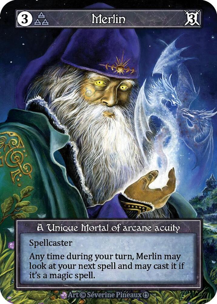 Merlin (Foil) - Arthurian Legends - Sorcery: Contested Realm