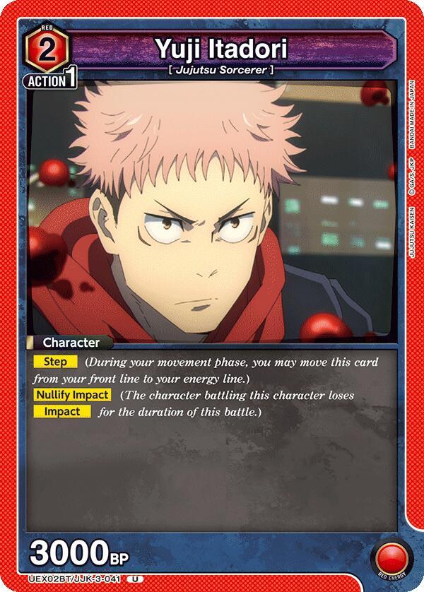 Yuji Itadori (041) - UEX02BT: Jujutsu Kaisen Vol.2 - Union Arena