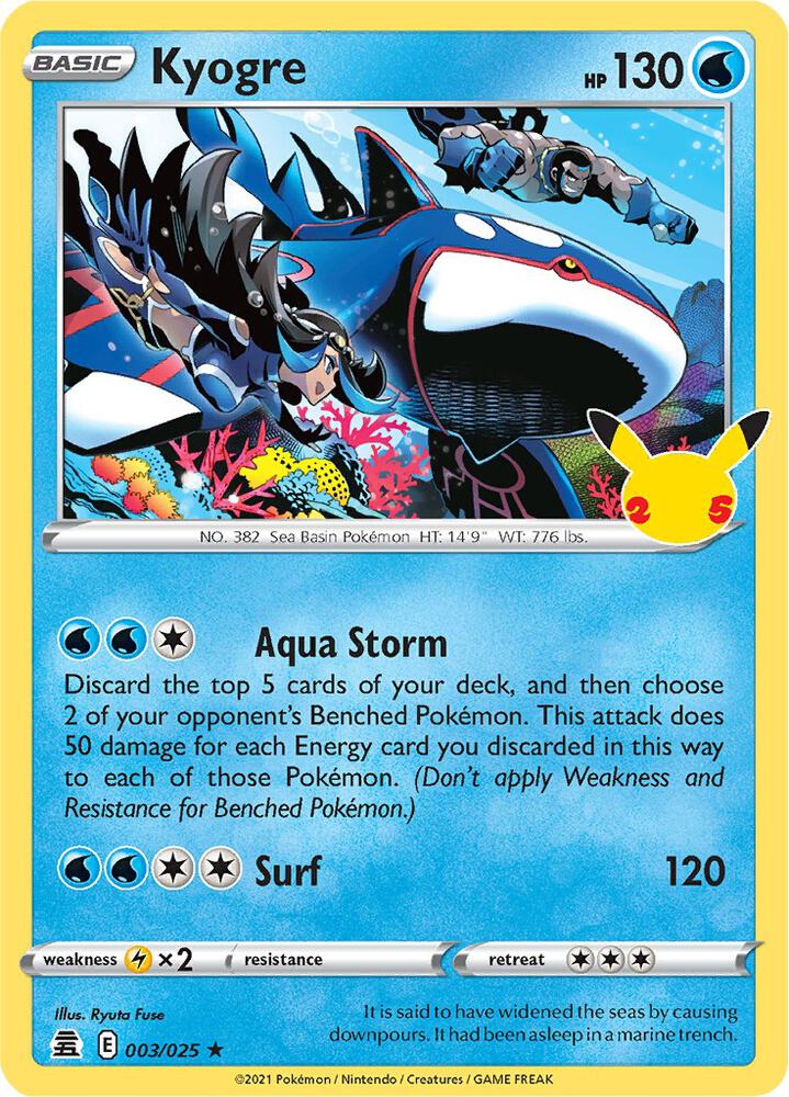 Kyogre - Celebrations - Pokemon - TCGplayer.com