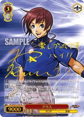 ヴァイス KOF SP サイン テリー・ボガード ④ ヴァイス KOF SP サイン