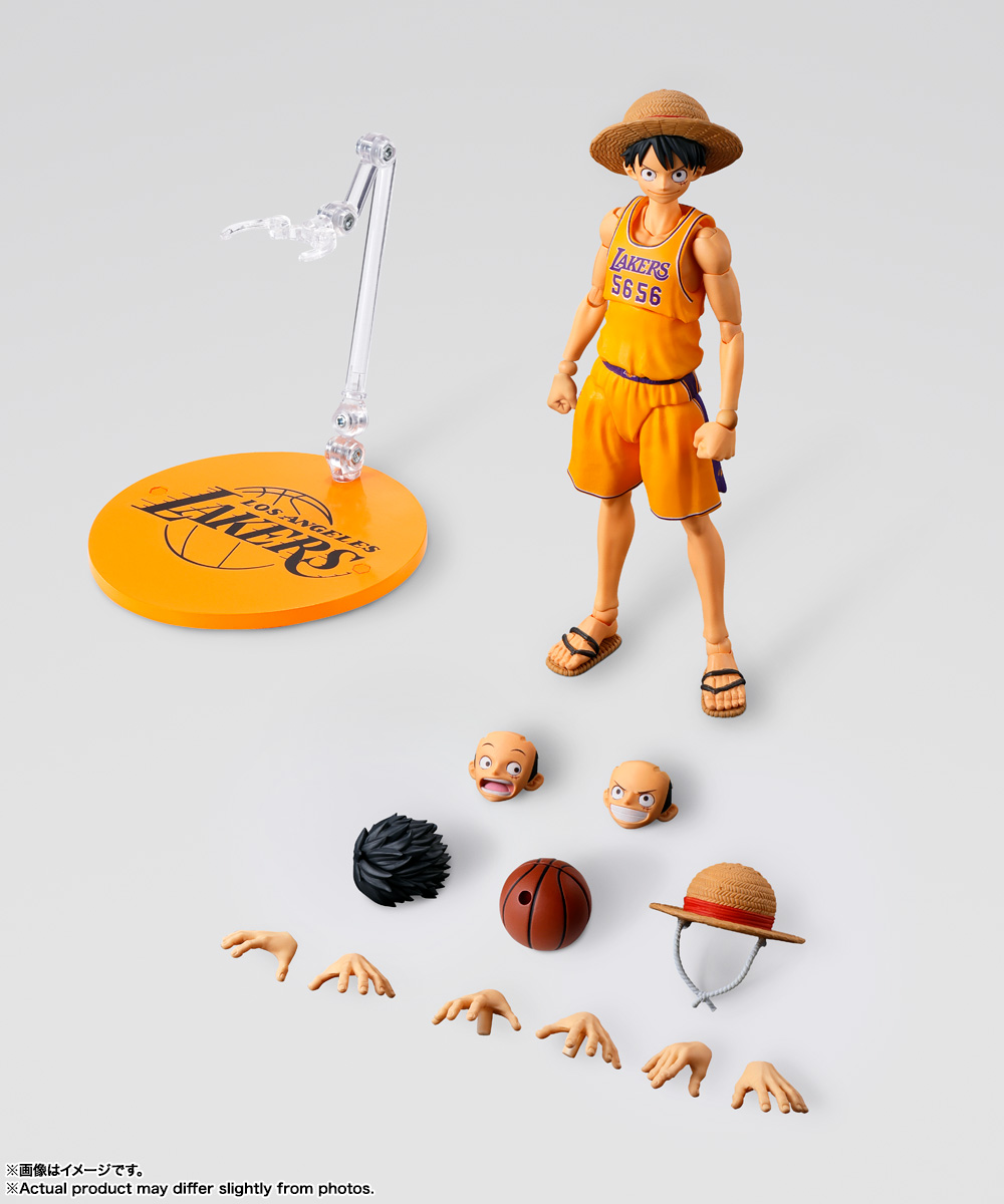 S.H.Figuarts ONE PIECE×NBA モンキー・D・ルフィ -LOS ANGELES LAKERS