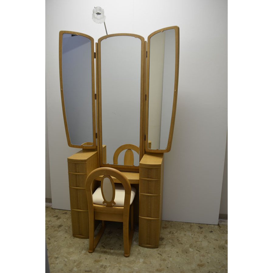 三面鏡スパイダー（姿見収納タイプ） - 鏡台・ドレッサーの専門店 大川