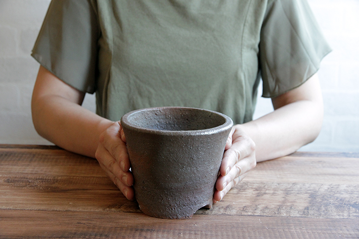 市野伝市窯】登り焼 植木鉢/大道型/3号/3.5号/4号/5号/6号 | 【丹波の