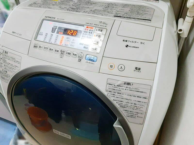 DIYで解決♪ 乾燥時間が長くなった日立ドラム式洗濯乾燥機