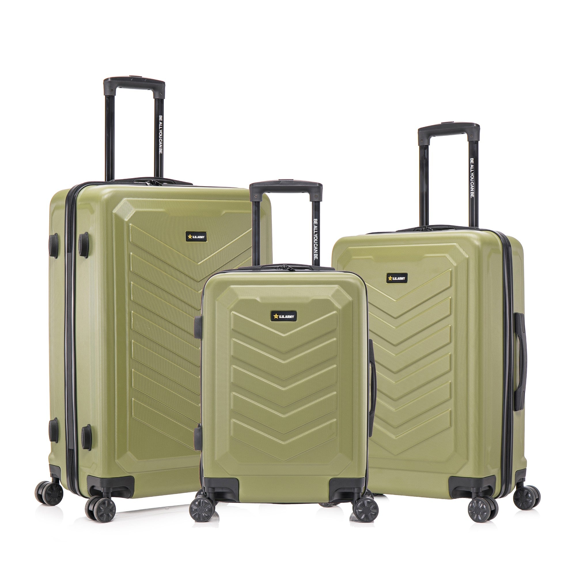 U.S. ARMY FOX 3-Piece Luggage Set 20”/24”/28” – Tactical Travel