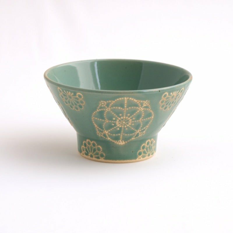 波佐見焼・三川内焼（長崎県） 【波佐見焼】ステッチ くらわんか碗（黄