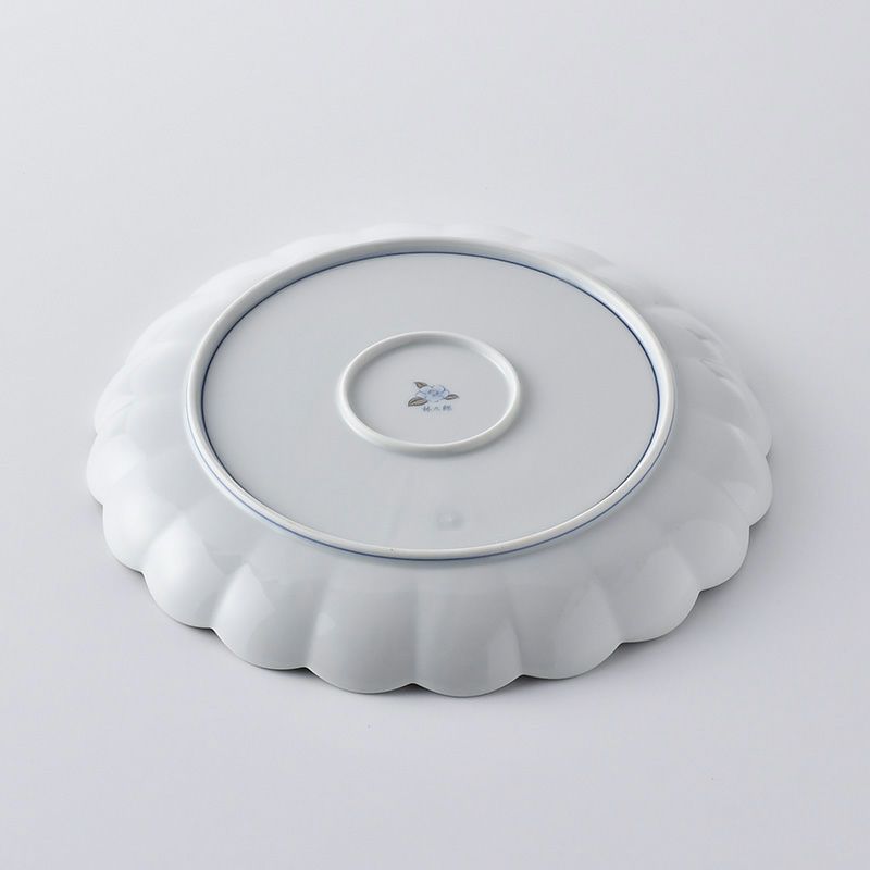 藍青シリーズ 【波佐見焼】銀彩祥瑞 プレート 245〈1枚〉 |皿や鉢など