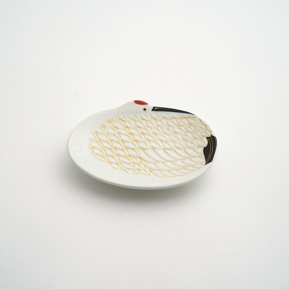 有田焼・伊万里焼（佐賀県） 【有田焼 幸楽窯】錦金松葉形 前菜皿〈1枚