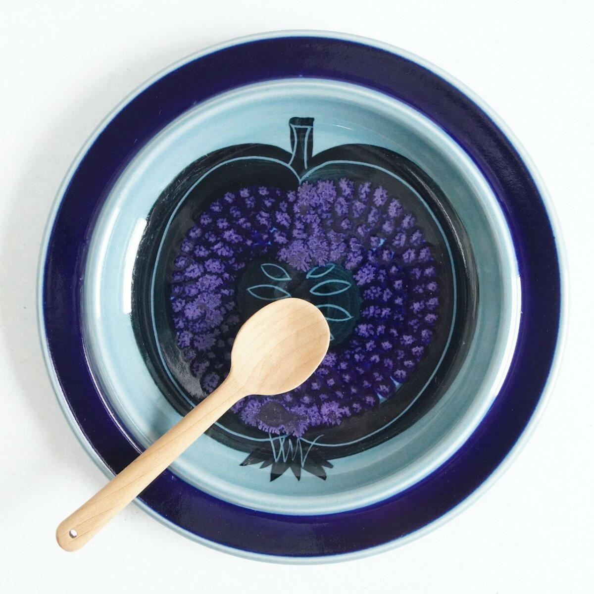 アラビア フラクタス（Fructus）20cmプレート ブルー | 北欧食器タック