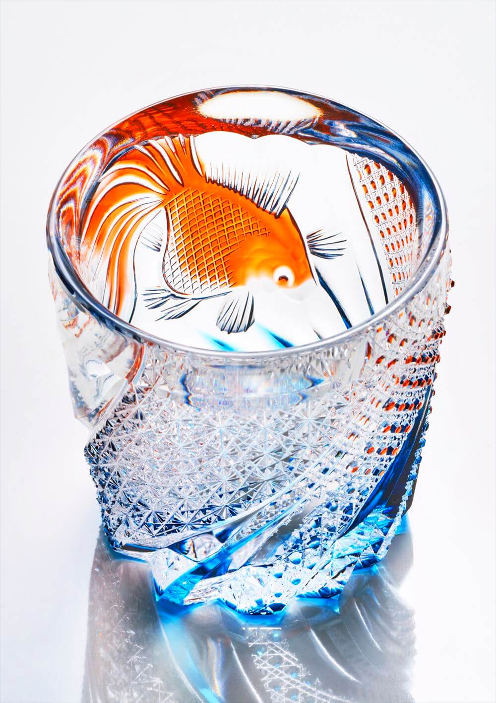 金魚 ◇ オールドグラス｜江戸切子 切子や