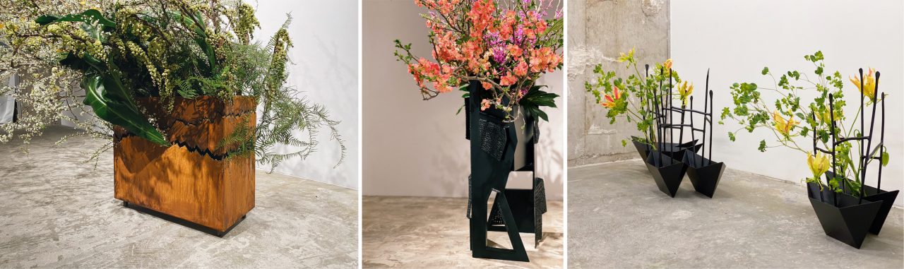 いけばな草月流「六本木夏至譚」鉄花器展示販売 | ANB Tokyo | 一般