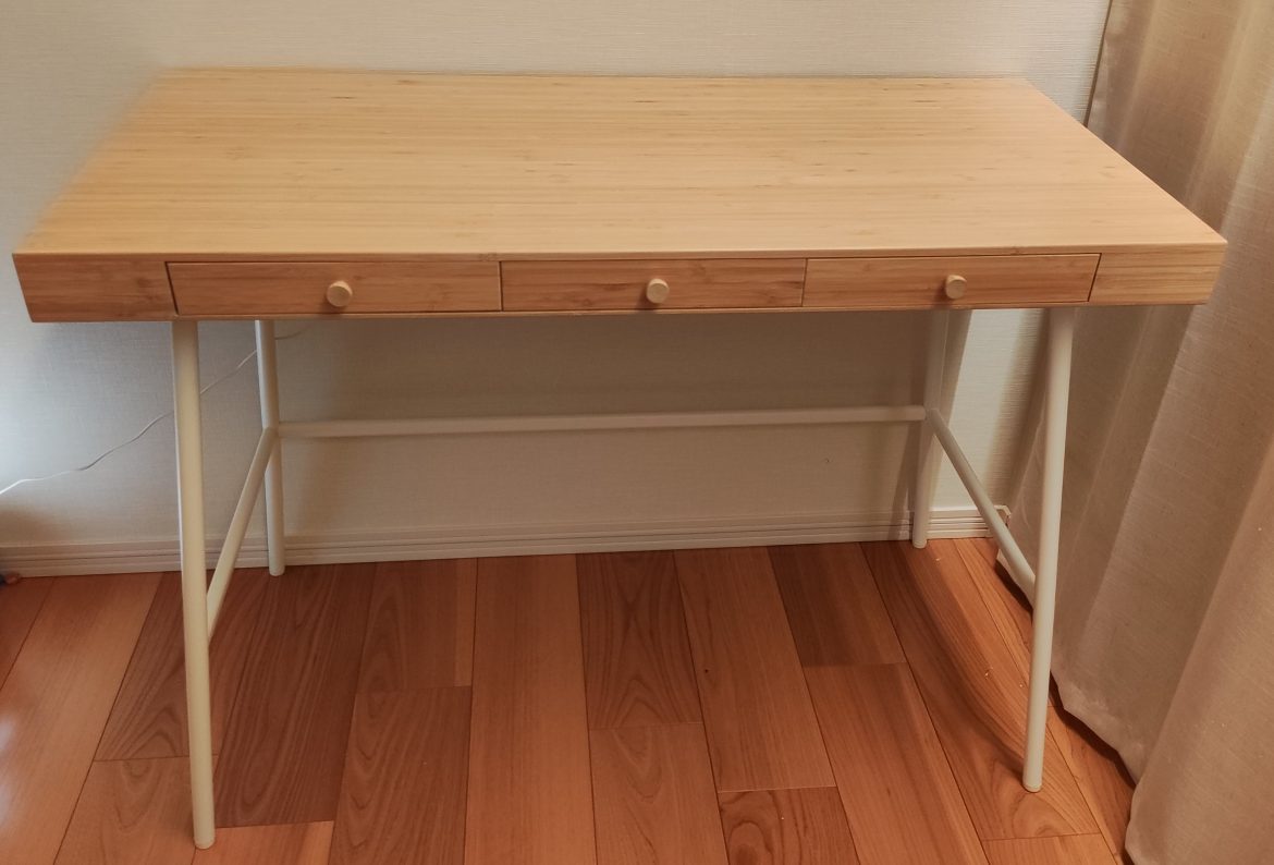 IKEAのオシャレな竹材デスク、リルオーセンを購入しました | 旅と家