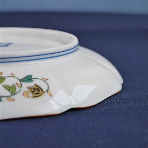 有田焼/八右衛門窯/古伊万里鳳凰紋(黒)5寸皿/15×3 - テーブルライフストア