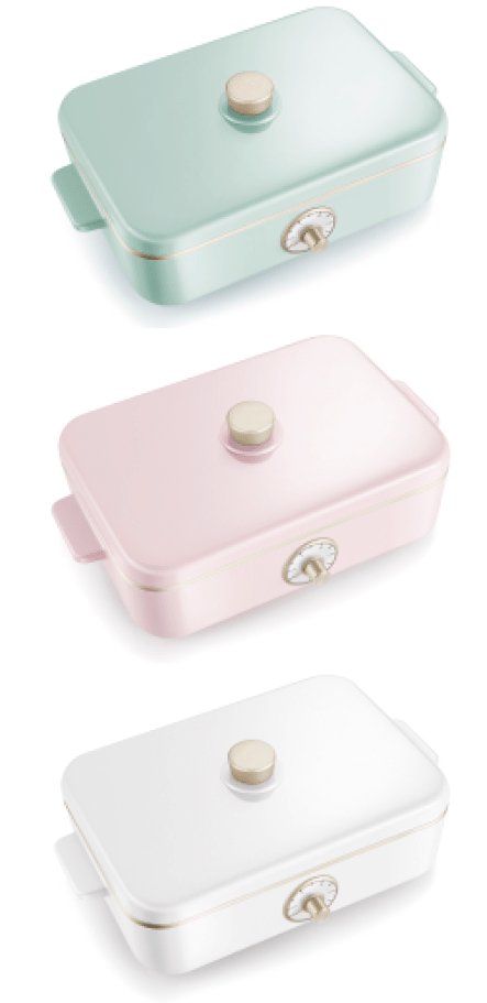 Lieto（リエット）マルチホットプレート・5枚プレートつき【3色