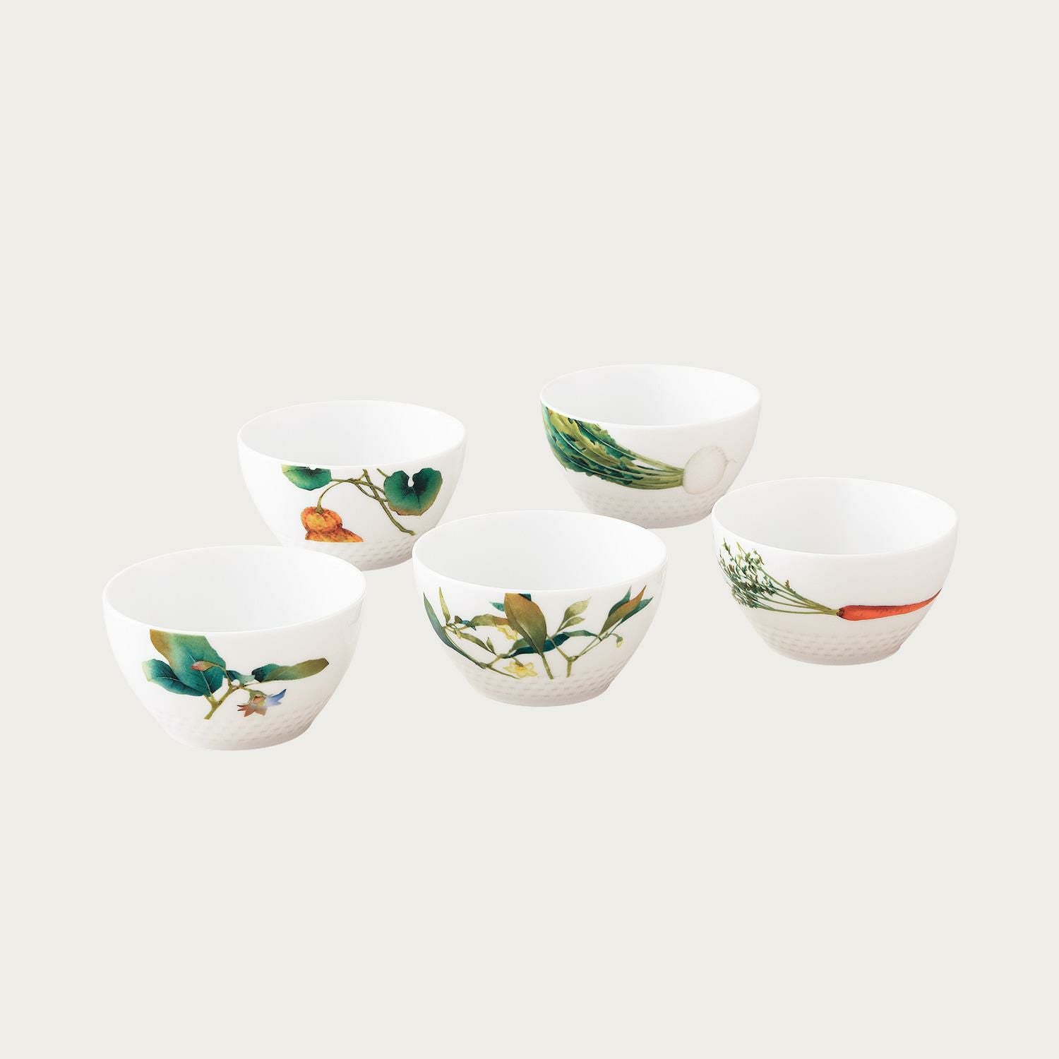 京香旬彩 11cmボウルセット(絵変り5個) | ノリタケ食器公式オンライン