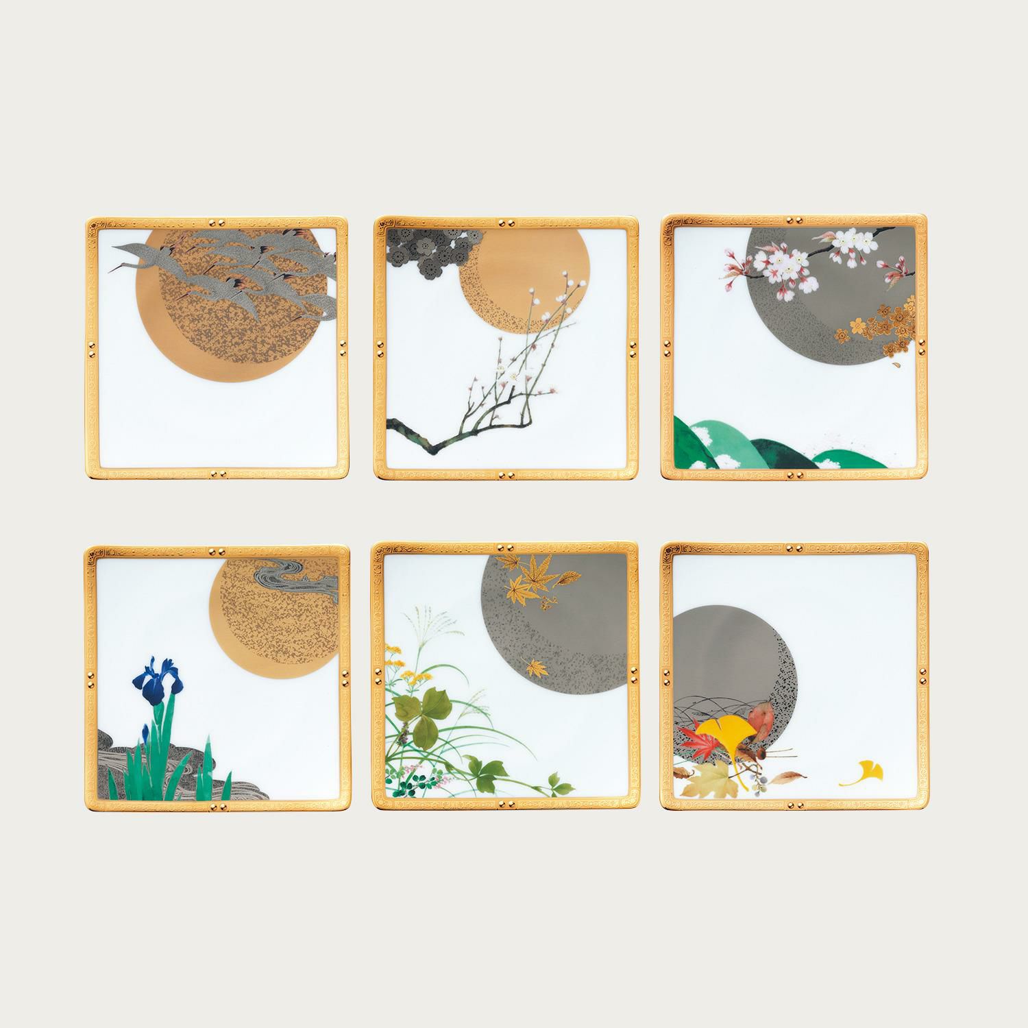 受注後3～5ヶ月でお届け】花金彩百合 21cm プレート | ノリタケ食器