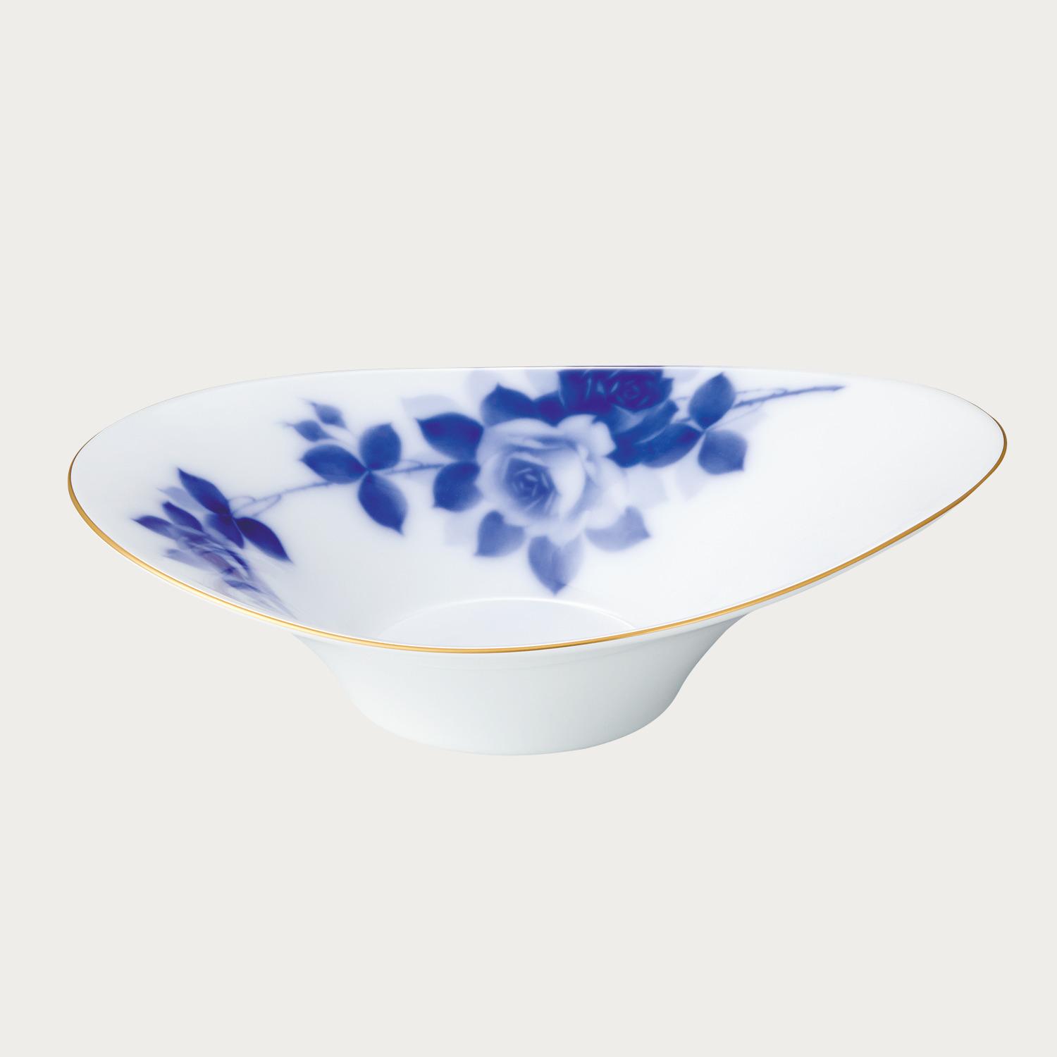 □特別価格□［大倉陶園］ブルーローズ(8011) コンポート【在庫限り