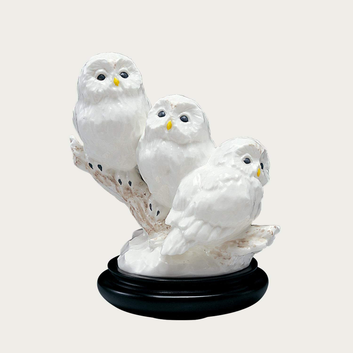 置物 “フクロウ 三兄弟” | ノリタケ食器公式オンラインショップ