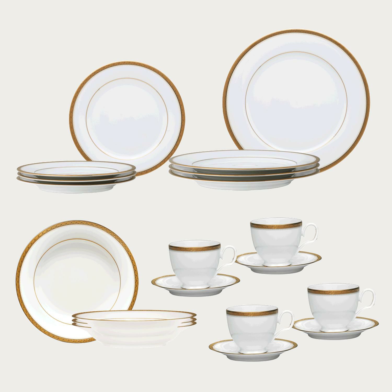□特別価格□シャーロッタゴールド 20PCセット | ノリタケ食器公式