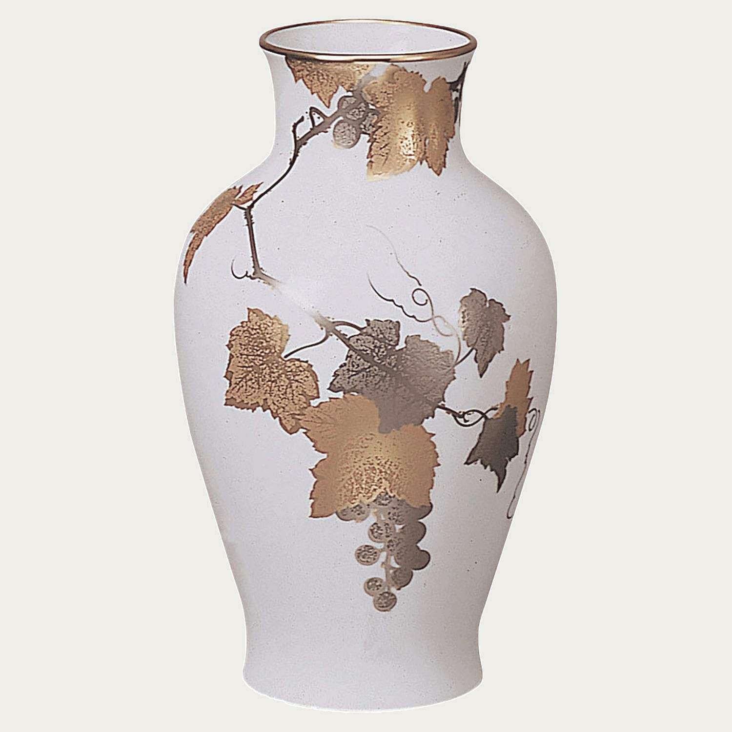 大倉陶園］金蝕ぶどう 28cm 花生 | ノリタケ食器公式オンラインショップ