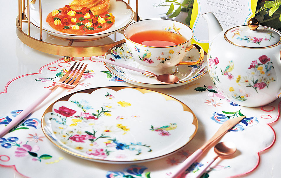 特集 Noritake×Ch Tea Room by Chesty コラボレーションデザイン