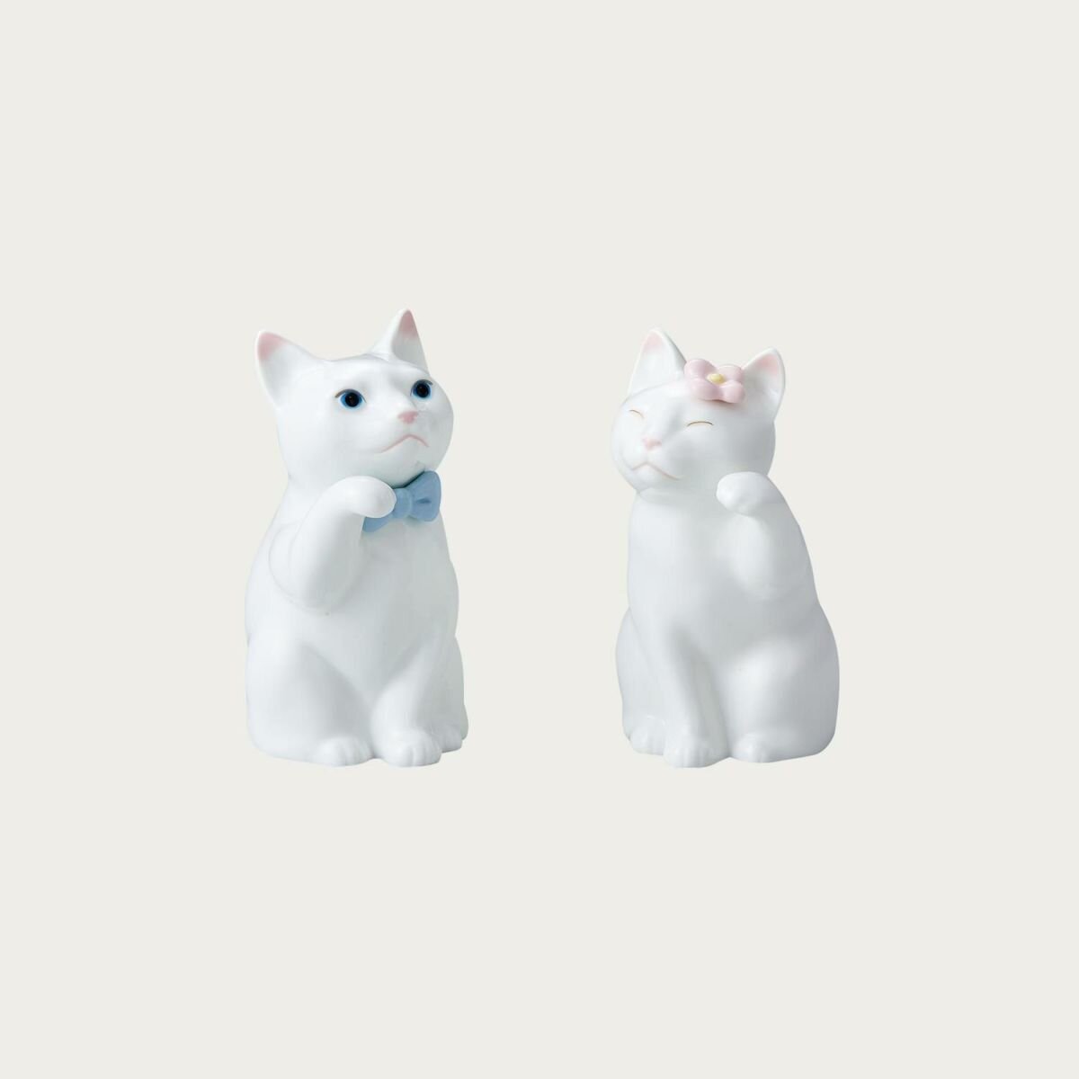置物 招き猫(小) ペア ウェルカムキャット | ノリタケ食器公式