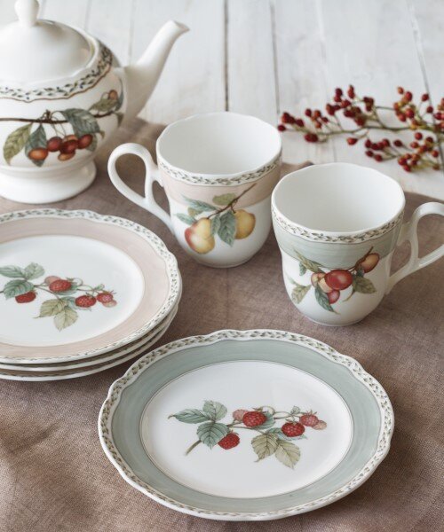 オーチャードガーデン マグカップ&プレートペア(色変り) | ノリタケ