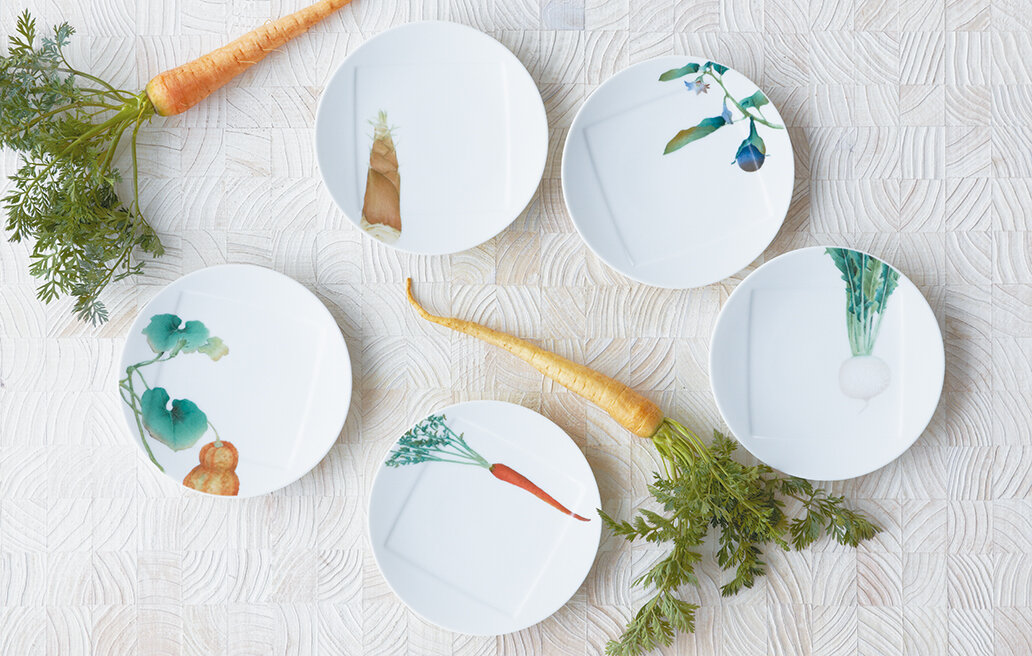 京香旬彩 27cmプレート(金時人参) | ノリタケ食器公式オンラインショップ