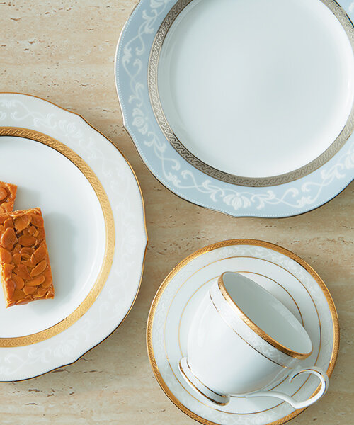 ハンプシャープラチナ カップ&ソーサー 5客 | ノリタケ食器公式