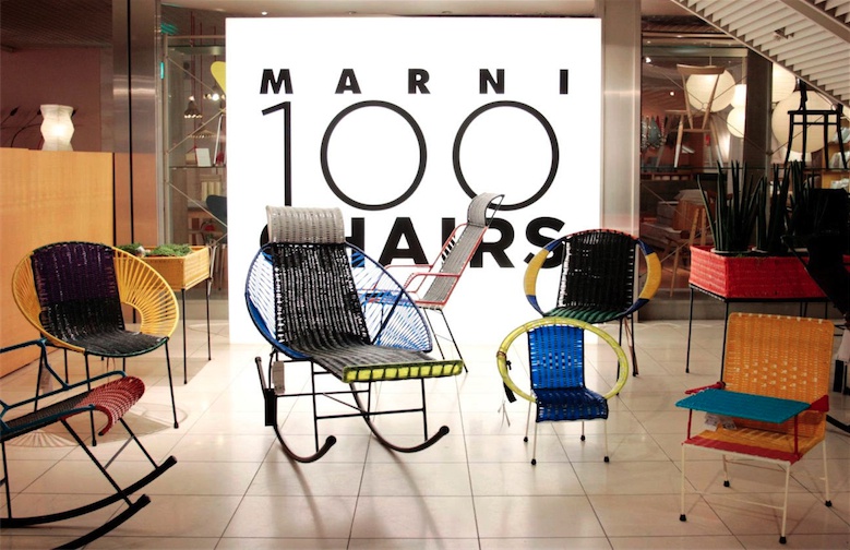 MARNIのチェアコレクション「MARNI 100 CHAIRS」、ザ・コンラン