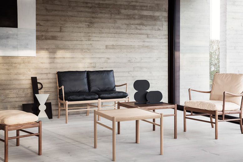 オーレ・ヴァンシャーのコロニアルソファとコーヒーテーブルが復刻