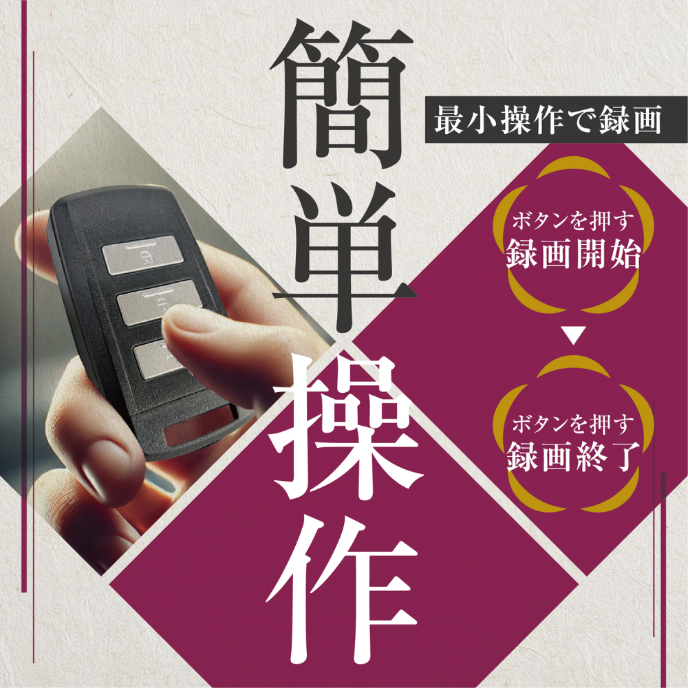 匠ブランド 小型カメラ キーレス型カメラ 隠しカメラ スパイカメラ 2K