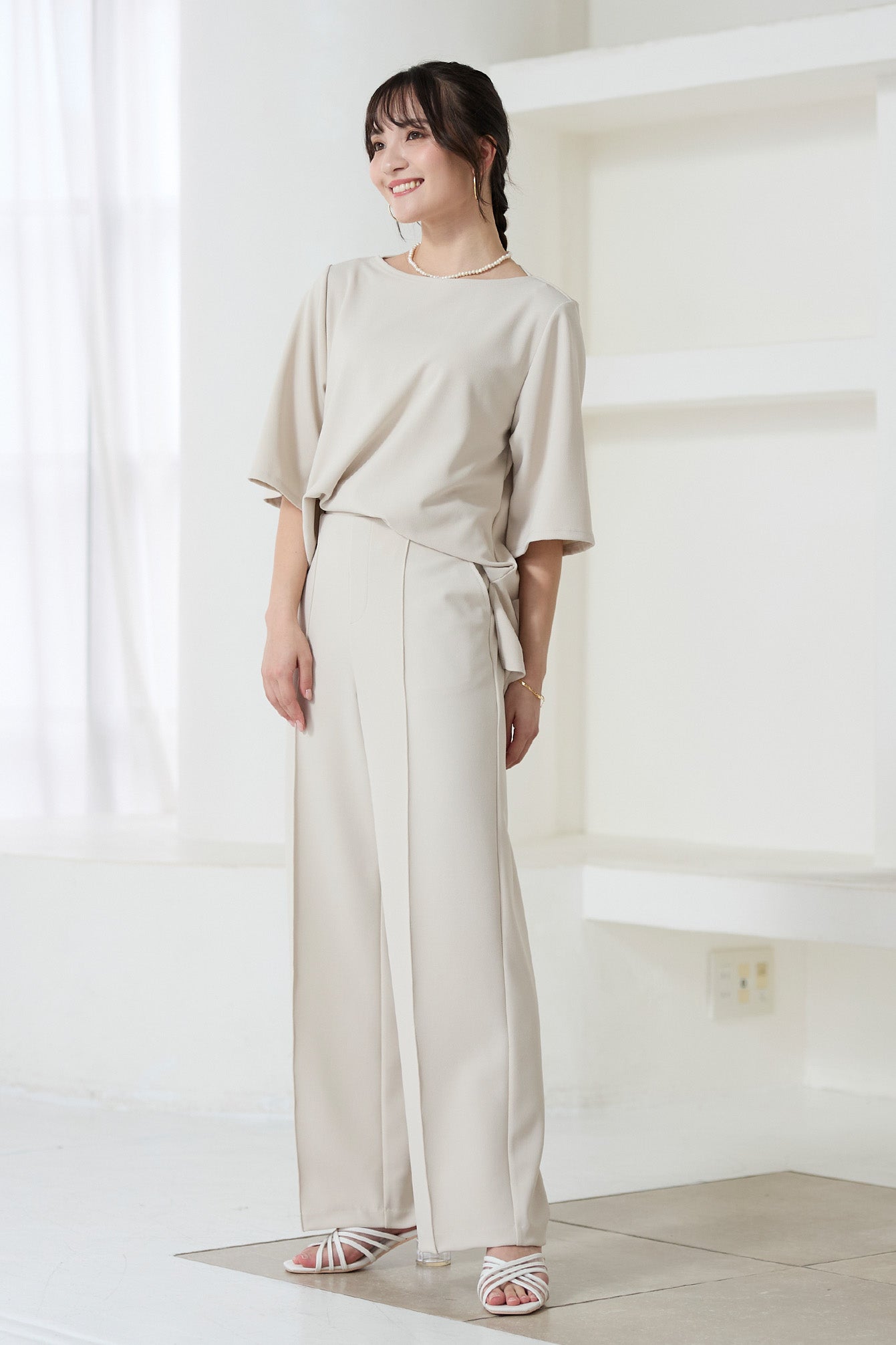 ジョーゼットニット吸水速乾フレアプルオーバー – TAKUMIBA DIRECT STORE