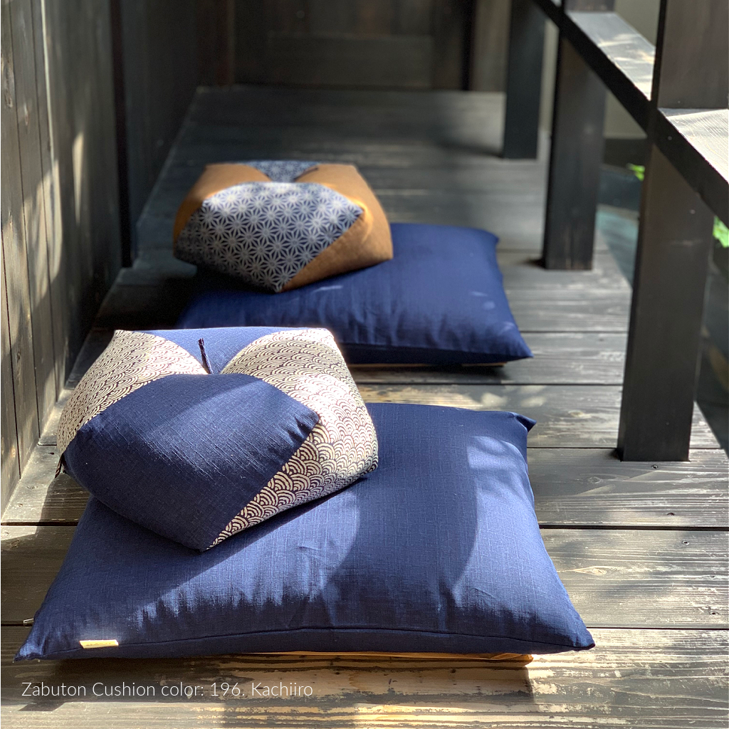 Zen Meditation Set | Ojami cushion and Kyoto Zabuton Cushion