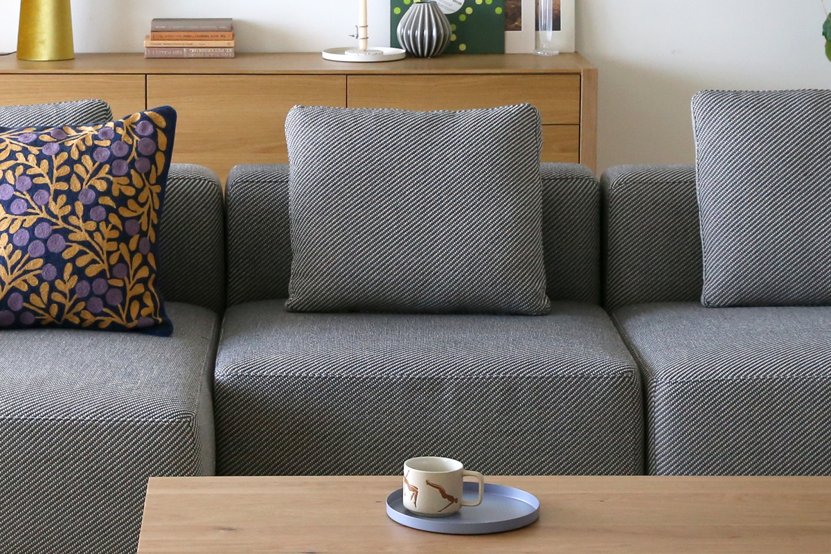 スモワ ソファ 1人掛け(肘なし) GRAY (W80×D90×H82cm)税込￥68,000