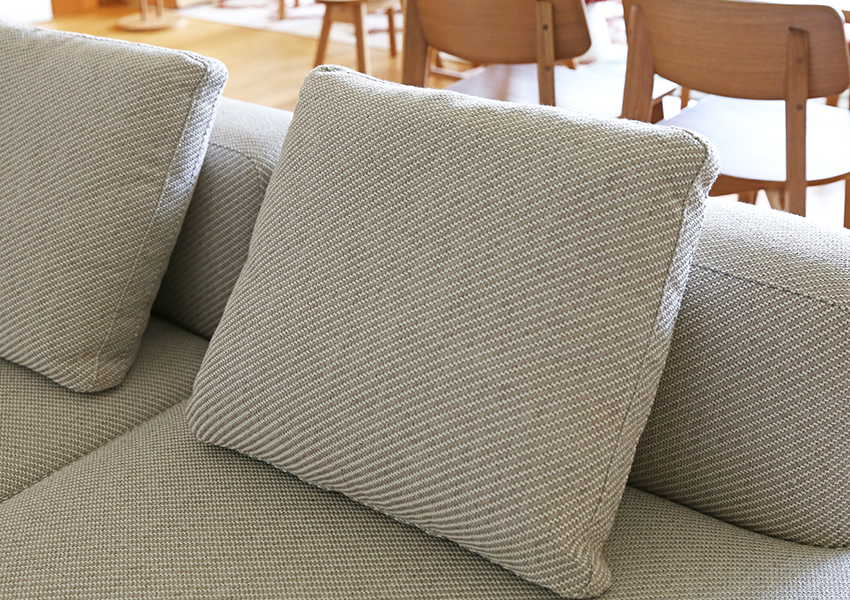 スモワ ソファ 追加クッション BEIGE (W55×D14×H48cm)税込￥12,000