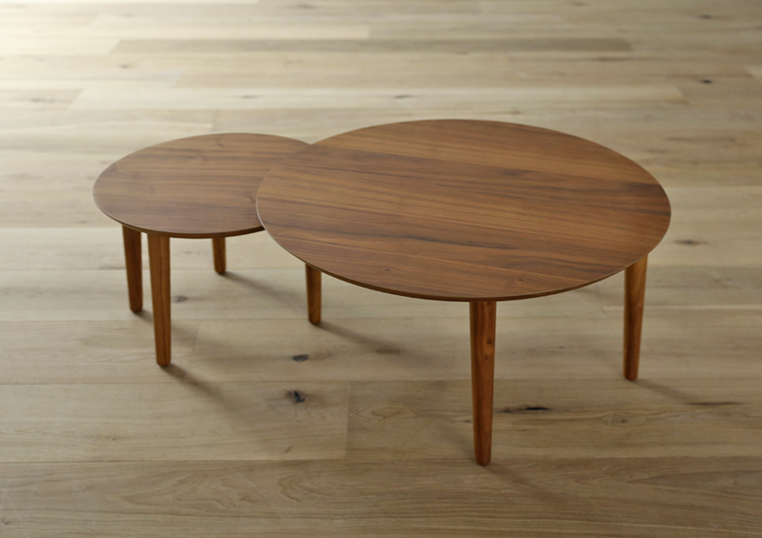 バルーン リビングテーブル 69-2 WALNUT(W101×D69×H37cm)税込￥79,000
