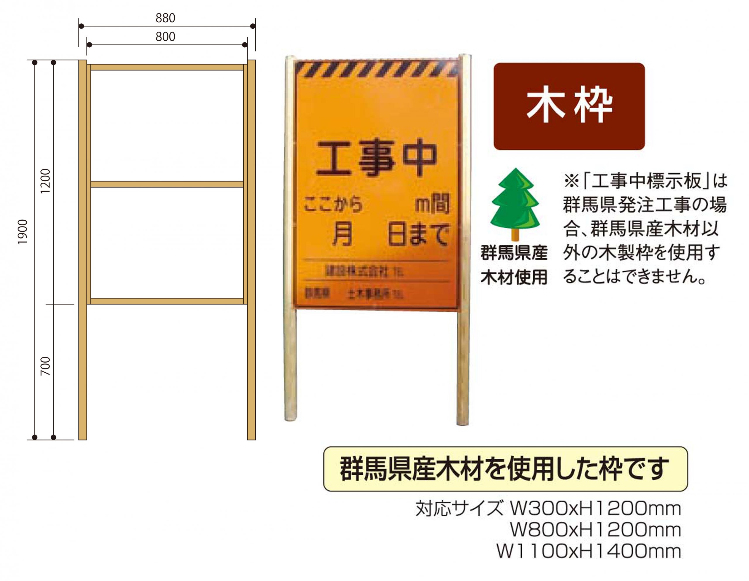 看板枠・付属品 - 高崎保安機材