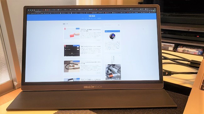 レビュー】Dragon Touch モバイルモニター S1 Pro を使って分かった5