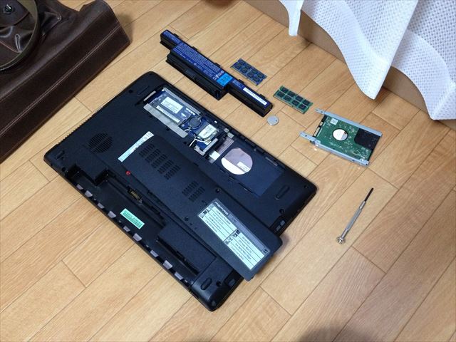 エイサーのノートパソコン・acerアスパイアASPIRE5742を購入。