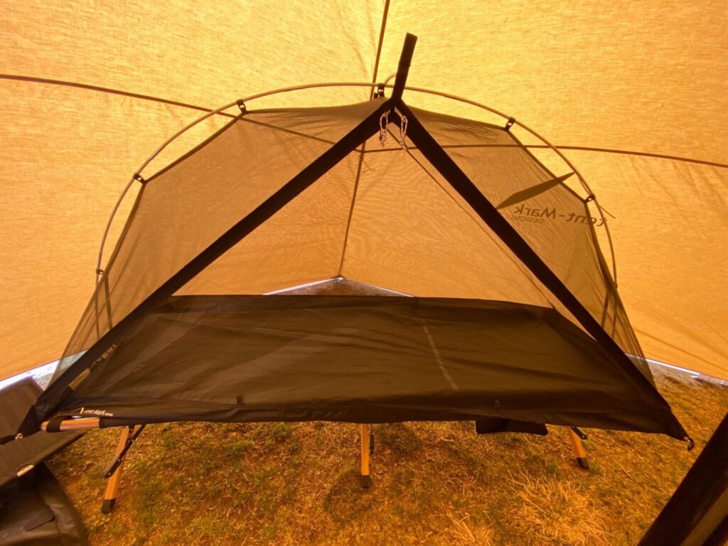 テンマクデザイン｜モノポールインナーメッシュテントをレビュー！【夏