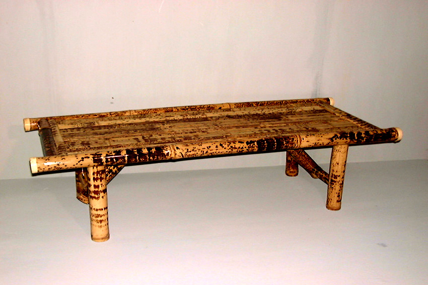 竹家具：竹のベンチ