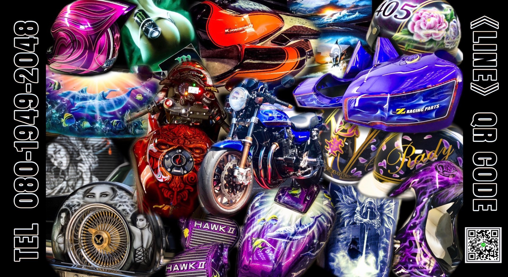 ☆低価格☆広島カスタムペイント&エアブラシアートSHOP