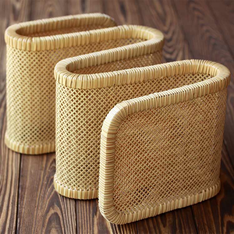 一点限り】 白竹マガジンラック | 虎斑竹専門店 竹虎