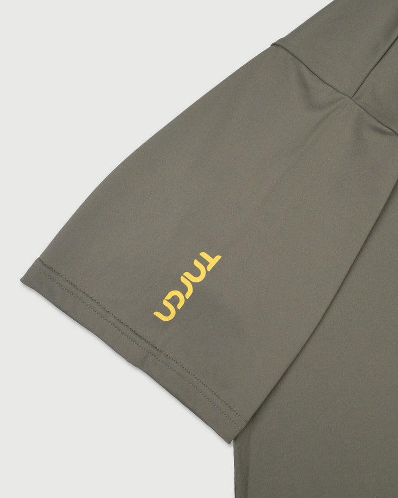 TNRCN EVERCORE™ HALF-ZIP TEE | KHAKI – TAIN DOUBLEPUSH