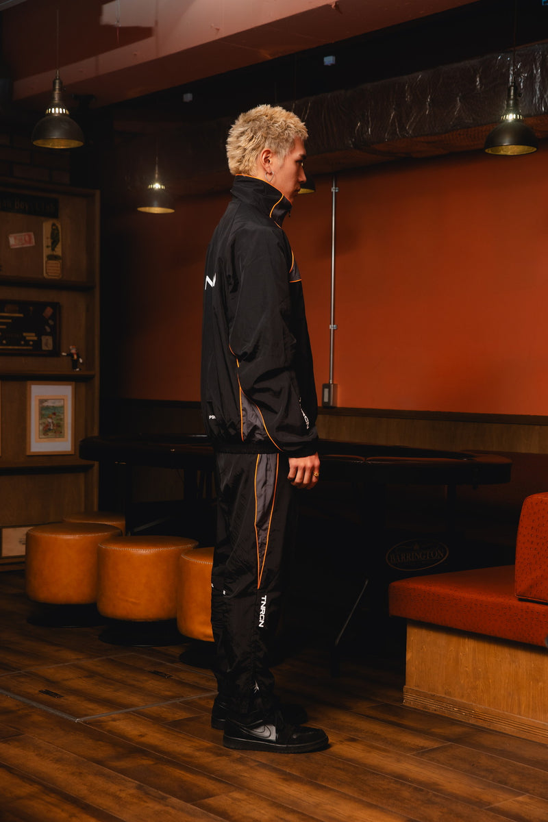 TNRCN NYLON SETUP PANTS BLACK – TAIN DOUBLEPUSH