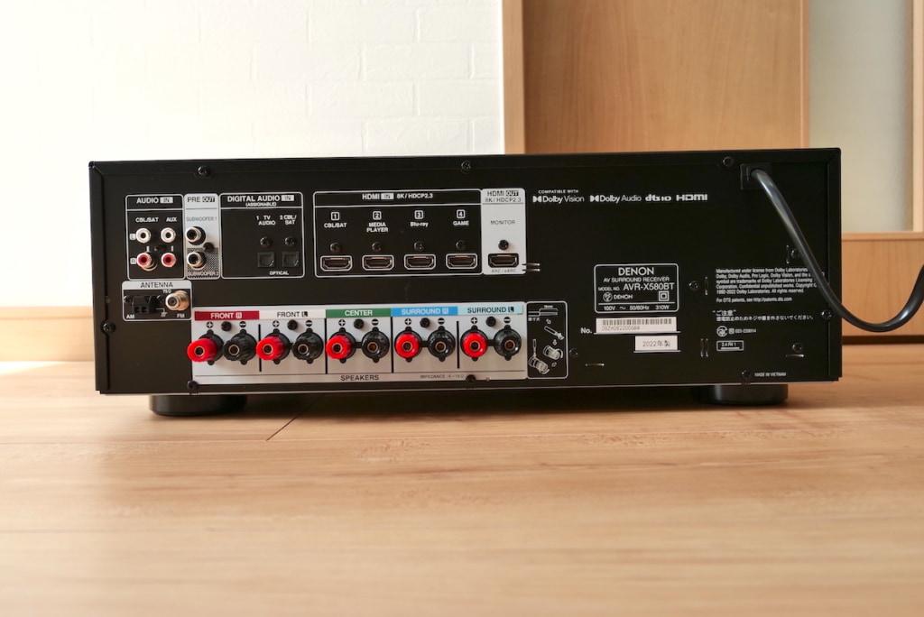DENON AVR-X580BT 長期レビュー｜初めて買うならこれ！安くても音質は