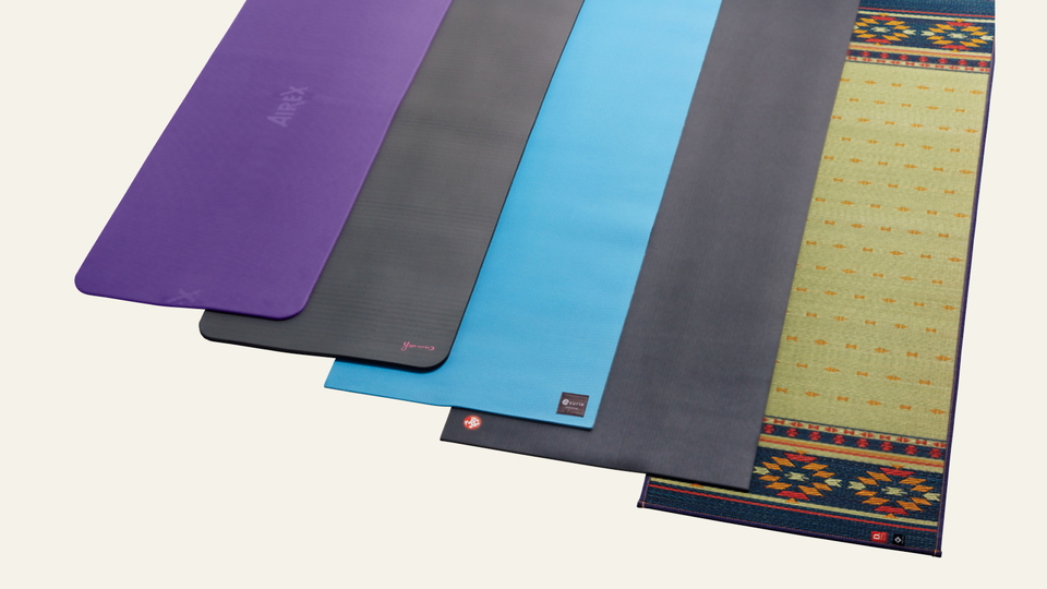 肌に触れたときの凹凸感も心地いい〈Jil Sander+〉の《Yoga Mat