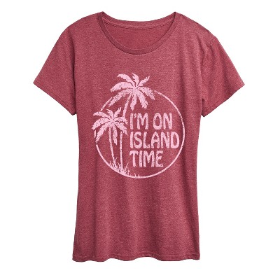 Women's - Instant Message - I'm on Island Time Short Sleeve