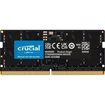 Crucial 32GB DDR5 4800MHz 262pin SoDIMM Memory Module CT32G48C40S5